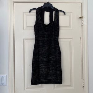 Size small metallic black dress